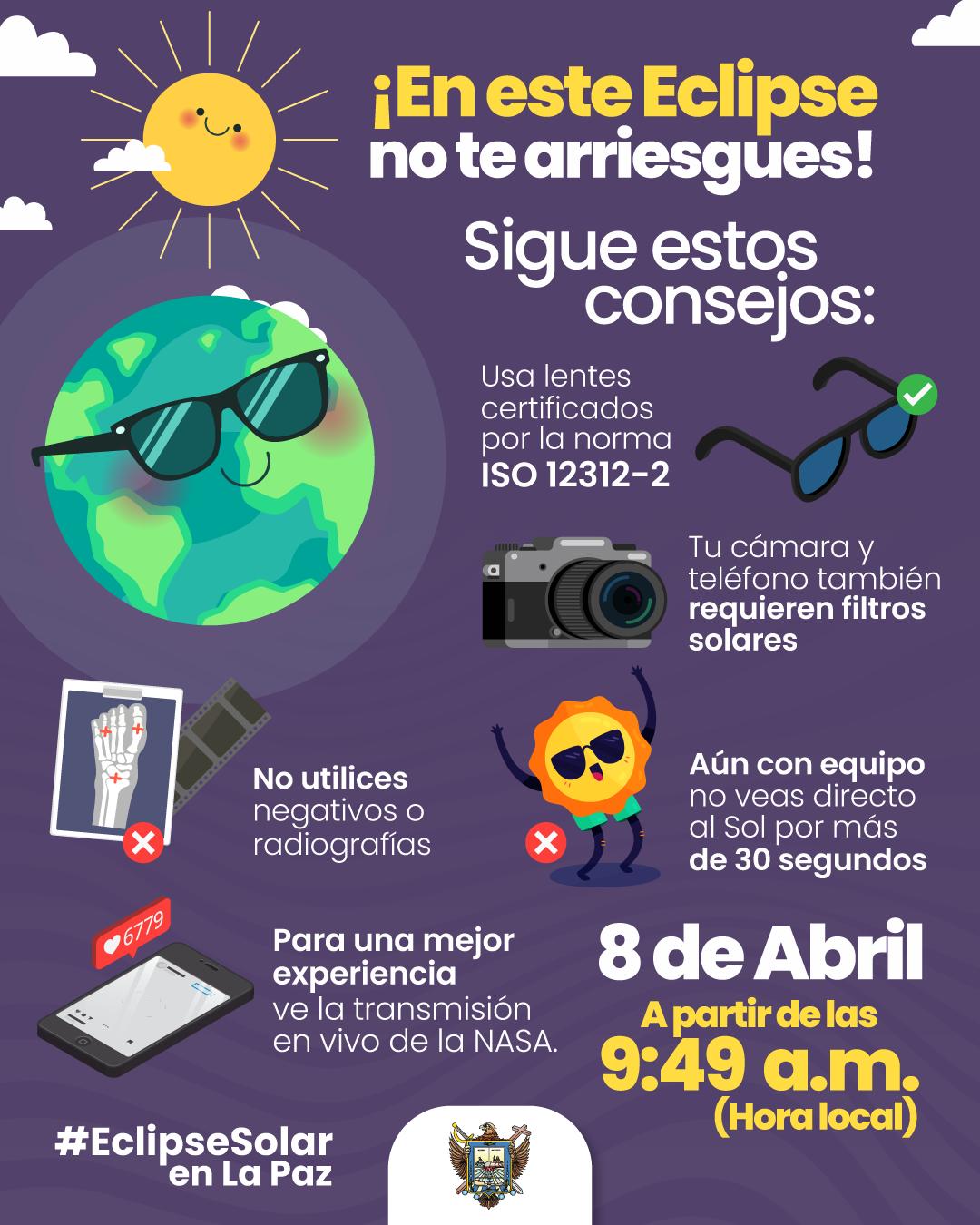 Brinda Protecci N Civil Recomendaciones Para Disfrutar El Eclipse Solar