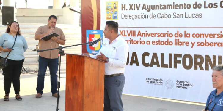 Para fortalecer la identidad sudcaliforniana, autoridades delegacionales conmemoran los 48 años de Conversión de Territorio a Estado de BCS