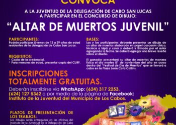 Participa en el Concurso de Dibujo de Altar de Muertos del INJUVE Los Cabos