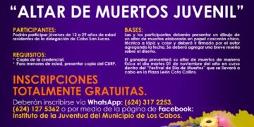 Participa en el Concurso de Dibujo de Altar de Muertos del INJUVE Los Cabos