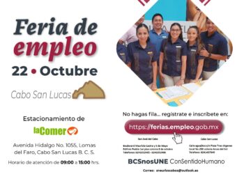 El XIV Ayuntamiento de Los Cabos te invita a participar en la Feria de Empleo 2022