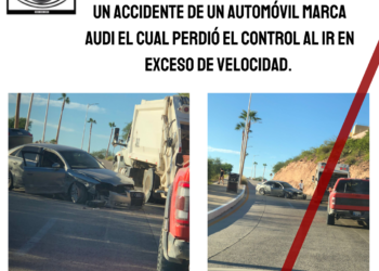 11 de 0ctubre del 2022. Accidente automovilístico