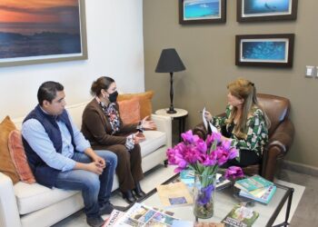 La secretaria de Turismo y Economía, Maribel Collins