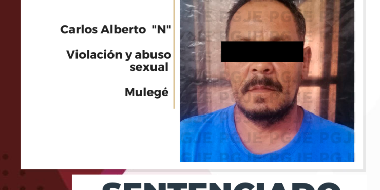 OBTIENE PGJE 12 AÑOS DE PRISIÓN CONTRA CULPABLE DE VIOLACIÓN EQUIPARADA Y ABUSO SEXUAL AGRAVADO