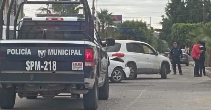 5 de febrero y madero accidente tipo choque entre vehículos sin lesionados