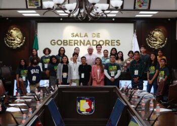 VISITAN GOBIERNO ESTATAL, INTEGRANTES DEL PARLAMENTO DE LA JUVENTUD SUDCALIFORNIANA 2022