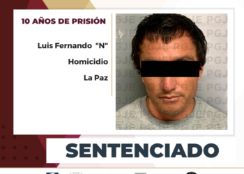 OBTIENE PGJE SENTENCIA DE 10 AÑOS DE PRISIÓN CONTRA SUJETO POR HOMICIDIO