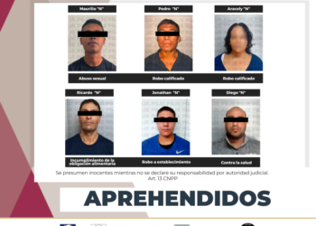 CUMPLIMENTA PGJE ÓRDENES DE APREHENSIÓN POR DELITOS CONTRA LA SALUD, ROBO, SEXUALES Y CONTRA LA FAMILIA