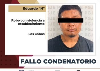 OBTIENE PGJE FALLO CONDENATORIO PARA RESPONSABLE DE ROBO CON VIOLENCIA A FARMACIA