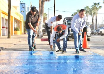 Delegado Raymundo Zamora Ceseña inicia la recuperación de accesos para personas con discapacidad en CSL