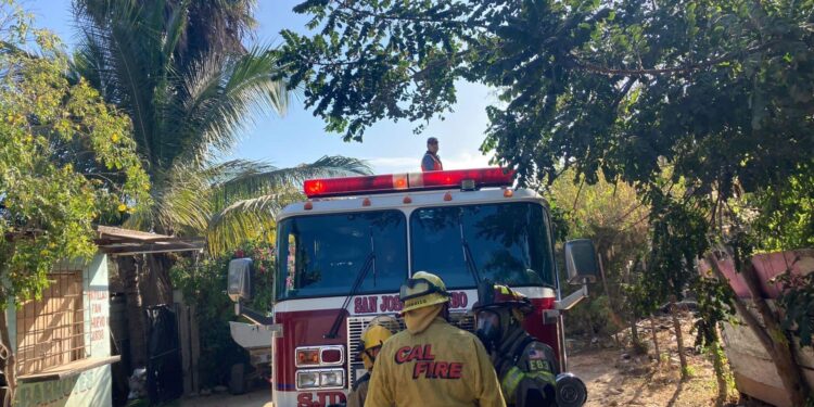 El día de hoy el departamento de bomberos de San José del cabo , en coordinación de protección civil los Cabos y seguridad pública municipal de los Cabos