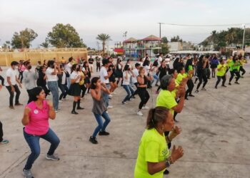 REALIZÓ SALUD ESTATAL UNA JORNADA COLECTIVA DE ACTIVACIÓN FÍSICA EN CABO SAN LUCAS