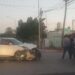 EN LAS CALLES RAMÍREZ Y QUINTANA ROO SE REGISTRA ACCIDENTE AUTOMOVILÍSTICO TIPO CHOQUE… SOLO DAÑOS MATERIALES!!….