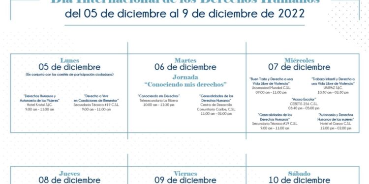 Gobierno de Los Cabos desarrolla una concreta jornada de actividades para celebrar el Día Internacional de los Derechos Humanos