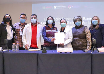 SALUD ESTATAL, COEPRIS Y CONTRALORÍA FIRMAN ESTRATEGIA DE BUEN GOBIERNO DEL SISTEMA FEDERAL SANITARIO