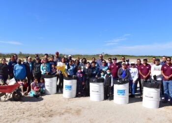 Participa FONMAR en jornada de limpieza de manglares en La Paz• Se realizaron tareas de recolección de residuos, poda de pinos salados y levantamiento de heces en una superficie de poco más de 5 hectáreas