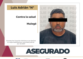 ASEGURA PGJE A UNA PERSONA EN POSESIÓN “CRISTAL” EN SANTA ROSALÍA