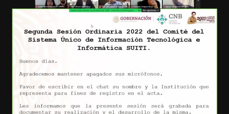 PARTICIPA BCS EN REUNIÓN DEL SISTEMAÚNICO DE INFORMACIÓN TECNOLÓGICA E INFORMÁTICA DE BÚSQUEDA