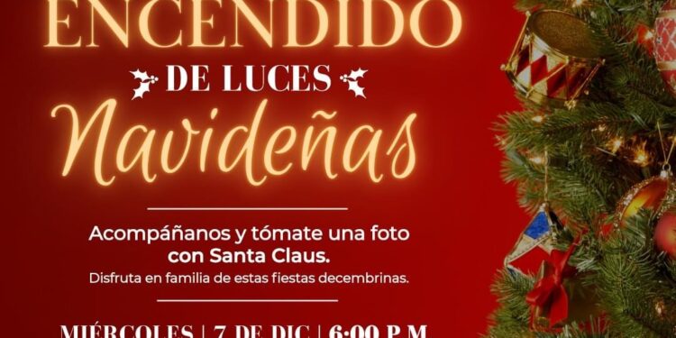 Acompáñanos este miércoles al tradicional encendido de luces navideñas en la Explanada del Ayuntamiento de La Paz, asiste con tu familia.