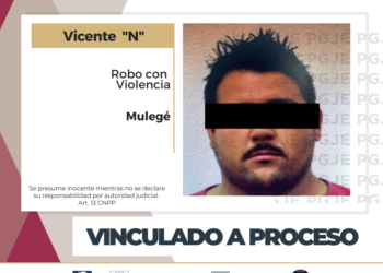 POR ROBO EMPLEANDO VIOLENCIA EN LAS PERSONAS VICENTE “N” QUEDA VINCULADO A PROCESO
