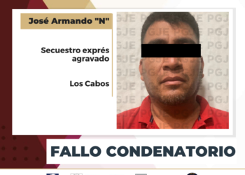 POR SECUESTRO EXPRÉS OBTIENE PGJE OTRO FALLO CONDENATORIO CONTRA IMPUTADO