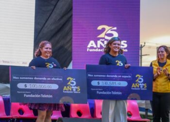 Para garantizar que la niñez con discapacidad tenga acceso a una mejor calidad de vida, el Gobierno de Los Cabos dona $470 mil 584.12 pesos para el Teletón 2022
