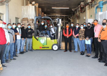 Recibe IMSS BCS montacargas para almacén delegacional