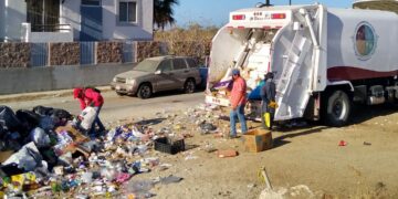 El XIV Ayuntamiento de Los Cabos optimizó los servicios de recolección de residuos en las colonias de CSL