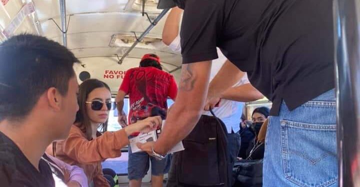 La Dirección de Transporte fomenta el uso del cubrebocas en el transporte público de Los Cabos