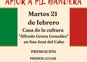 Gobierno de Los Cabos invita a estudiantes de nivel secundaria y bachillerato a participar en el concurso de declamación “Amor a Mi Bandera”