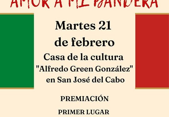Gobierno de Los Cabos invita a estudiantes de nivel secundaria y bachillerato a participar en el concurso de declamación “Amor a Mi Bandera”