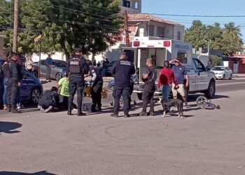 Menor de 5 años Fue impactado cuando transitaba en su bicicleta esto en La Paz Baja California Sur,