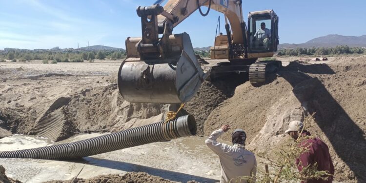 Al sustituir tubería en subcolector de Ánimas Altas en San José del Cabo, se evitará derrame de aguas negras
