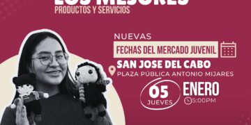 Asiste y conoce los productos que jóvenes de Los Cabos ofrecen a través del “Mercado Juvenil”