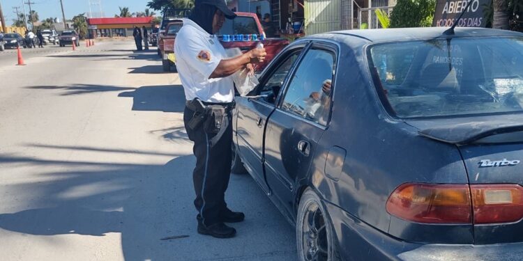 Seguridad Pública de Los Cabos intensifica acciones operativas para fomentar la cultura vial y en favor del bienestar de automovilistas