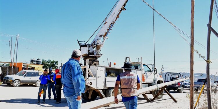 Con una inversión superior a los $12 millones de pesos, dio inicio a la obra de electrificación en la colonia El Taste en CSL