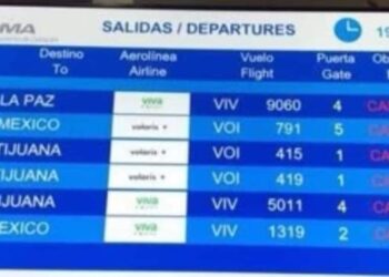 CANCELAN VUELOS POR SEGURIDAD EN 13 AEROPUERTOS DE SINALOA, BCS, CHIHUAHUA Y SONORA