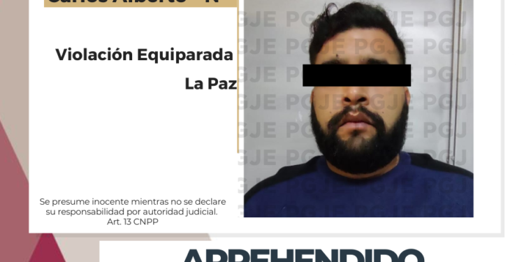 CUMPLIMENTA ORDEN DE APREHENSIÓN POR DELITO DE VIOLACIÓN EQUIPARADA AGRAVADA