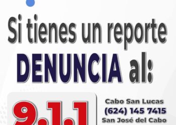 “El 9-1-1 es exclusivamente para emergencias”:Seguridad Pública de Los Cabos•