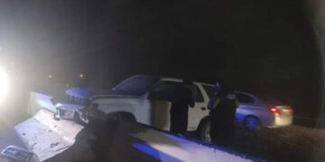 Accidente en el puente de Pino Pallas