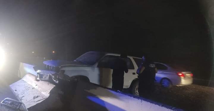 Accidente en el puente de Pino Pallas