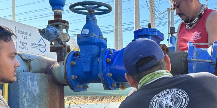 Repara Oomsapas Los Cabos la Estación de Bombeo número 2 (EB2) para asegurar el tandeo en las zonas altas de Cabo San Lucas