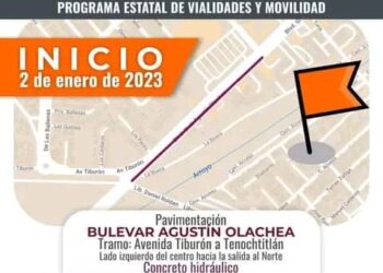 Recordamos a la ciudadanía que el día de hoy 2 de enero de 2023 a partir de las 10:00 AM, se reiniciarán con los trabajos de atención de vialidades.