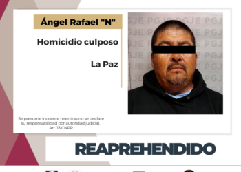 NOTIFICA PGJE A DETENIDO ORDEN DE REAPREHENSIÓN POR HOMICIDIO CULPOSO