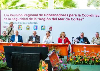 Asiste VCC a reunión de seguridad con gobernadores de la zona Mar de Cortés
