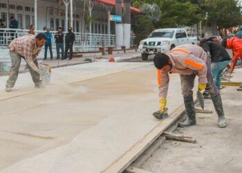 REHABILITAN AVENIDA CARRANZA EN EL CENTRO HISTÓRICO DE SANTA ROSALÍA