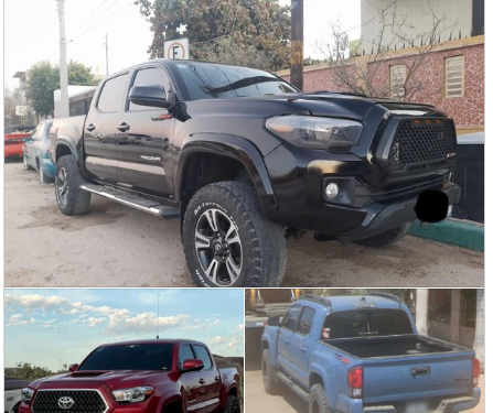 IDENTIFICADA  POR LA PGJE LA BANDA CRIMINAL DE LOS TACOMAS