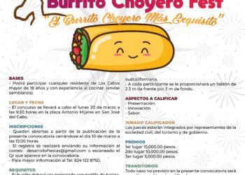 Gobierno de Los Cabos impulsa la gastronomía local; realizarán el 1er “Burrito Choyero Fest”