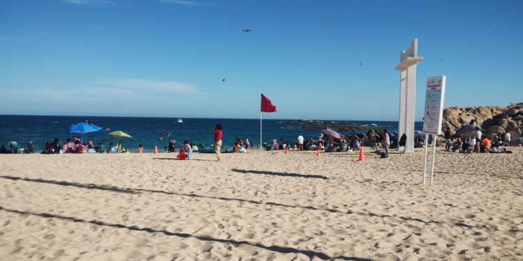 Por una cultura de prevención, exhorta Zofemat Los Cabos a estar alerta con los semáforos de banderas en las playas