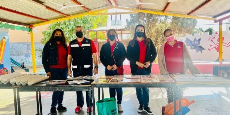 122 estudiantes del jardín de niños José Vasconcelos, son atendidos a través del programa “Te cuento y te digo sobre el agua” del OOMSAPAS Los Cabos